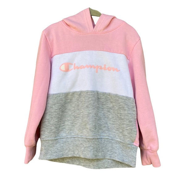 Champion Shirts Tops Champion Girls Pink Gray Pull Over